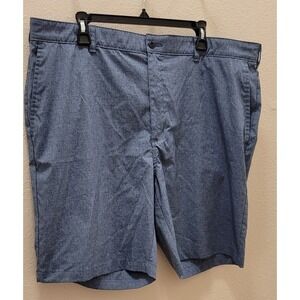 Ben Hogan Shorts Adult Size 42 Blue‎ Pattern Flat Front Golf  Men's